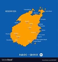 Image result for Map Showing Paros Greece