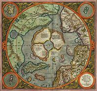 Image result for Mercator North Pole Map