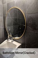 Image result for Broken Bathroom Mirror