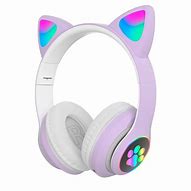 Image result for Rose Gold Bluetooth Headphones Cat