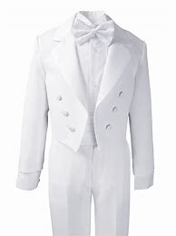 Image result for Boys White Tuxedo