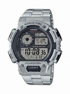 Image result for Men's Silver Digital Watch