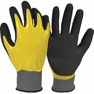 Image result for Black and Yellow Gloves