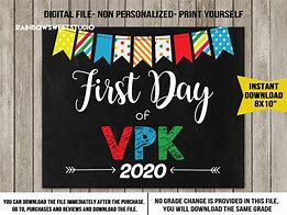 Image result for 1st Day of VPK