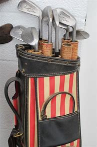 Image result for Vintage Golf Clubs and Bag