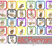 Image result for Sign Language Cards