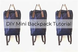 Image result for DIY Mini Backpack