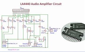 Image result for LA4440 Mono Amplifier Circuit Diagram