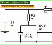 Image result for Simple Electronic Circuit Diagram