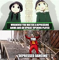 Image result for Depression Anime Memes