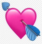 Image result for Black Heart with Arrow Emoji