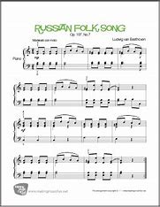 Image result for Russian Folk Song Piano