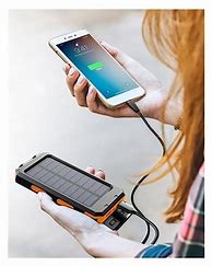Image result for Portable Solar Power Bank with Display