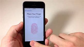 Image result for iPhone 5 SE Rose Gold Fingerprint Pad Setup