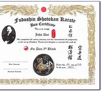 Image result for Karate Belt Certificates