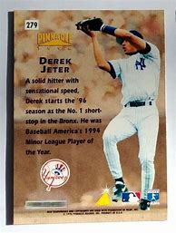 Image result for Derek Jeter Rookie Card Pinnacle