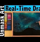 Image result for Night Sky Drawing with Soft Pastel
