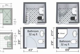 Image result for Small Spaces Bathroom Floor Plans