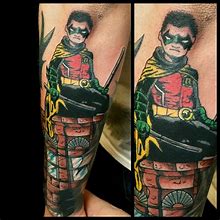 Image result for Batman and Robin Tattoo