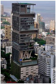 Image result for Antvilla Mukesh Ambani House