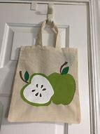 Image result for Green Apple Tote Bag