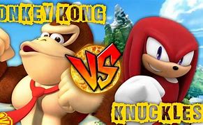 Image result for Donkey Kong versus Knuckles