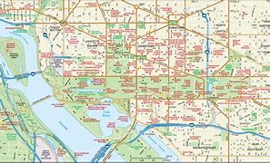 Image result for Downtown Washington DC Street Map