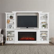 Image result for Modern Fireplace Entertainment Center