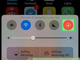 Image result for How to Unlock Screen Rotation On iPhone