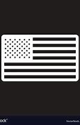 Image result for Black and White American Flag Decal