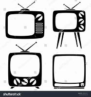 Image result for Old TV Silhouette