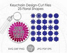 Image result for Flower Keychain SVG