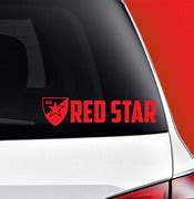 Image result for Red Star Belgrade Car Stickers