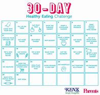 Image result for 30-Day Meal Plan Calendar