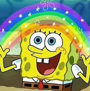 Image result for Spongebob Rainbow Meme Template