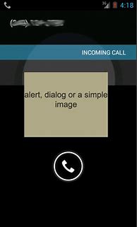 Image result for Android Incoming Call Screen
