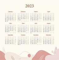 Image result for Aesthetic Calendar 2023 Printable Free