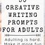 Image result for Creative Writing Activities for Adults
