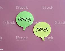 Image result for Pros and Cons Stock Image