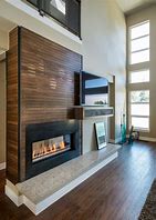 Image result for TV and Fireplace On Same Wall