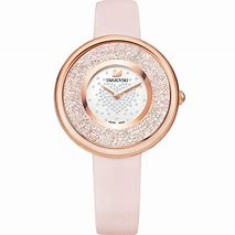 Image result for Swarovski Pink and Rose Gold Watch Rectangular