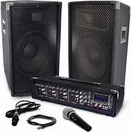 Image result for Amplifier and Speaker Set