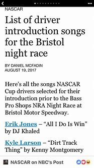 Image result for NASCAR Bristol Night Race