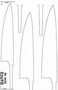 Image result for Gyuto Knife Template