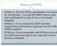 Image result for HTML History Pics