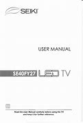 Image result for Seiki TV Manual