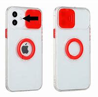 Image result for iPhone 14 Pro Clear and Red Case with Stand