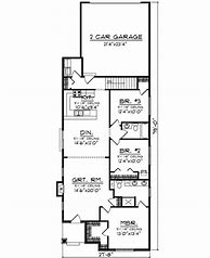 Image result for Narrow Lot House Plans