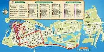 Image result for Key West Trolley Tour Map