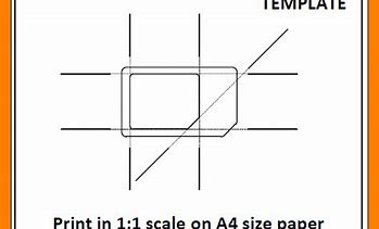 Image result for Sim Card Template for Cutting